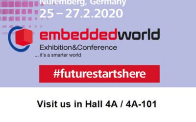 Our novelties at the embedded world 2020