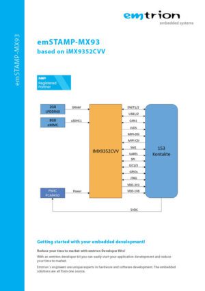 emSTAMP-MX93 Flyer